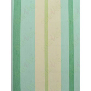 Green blue beige vertical bold barcode stripes home décor wallpaper